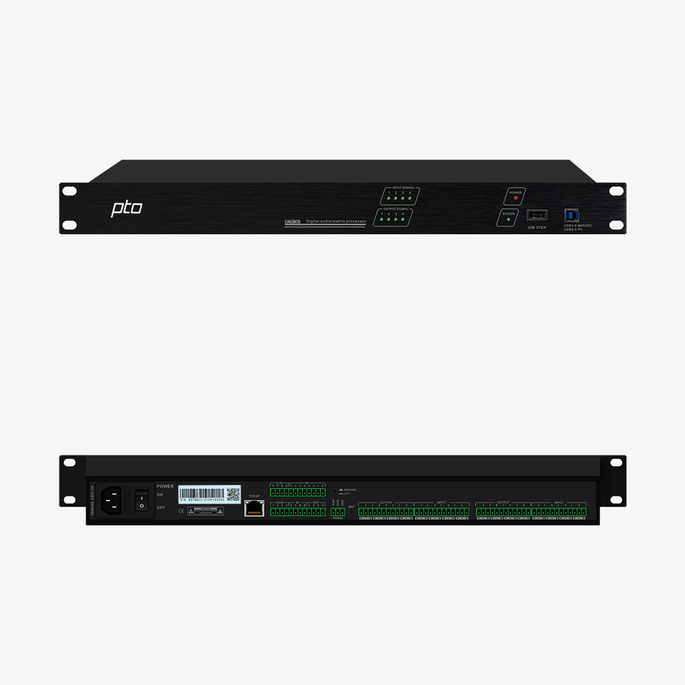 DA0808 数字音频处理矩阵(8进8出)