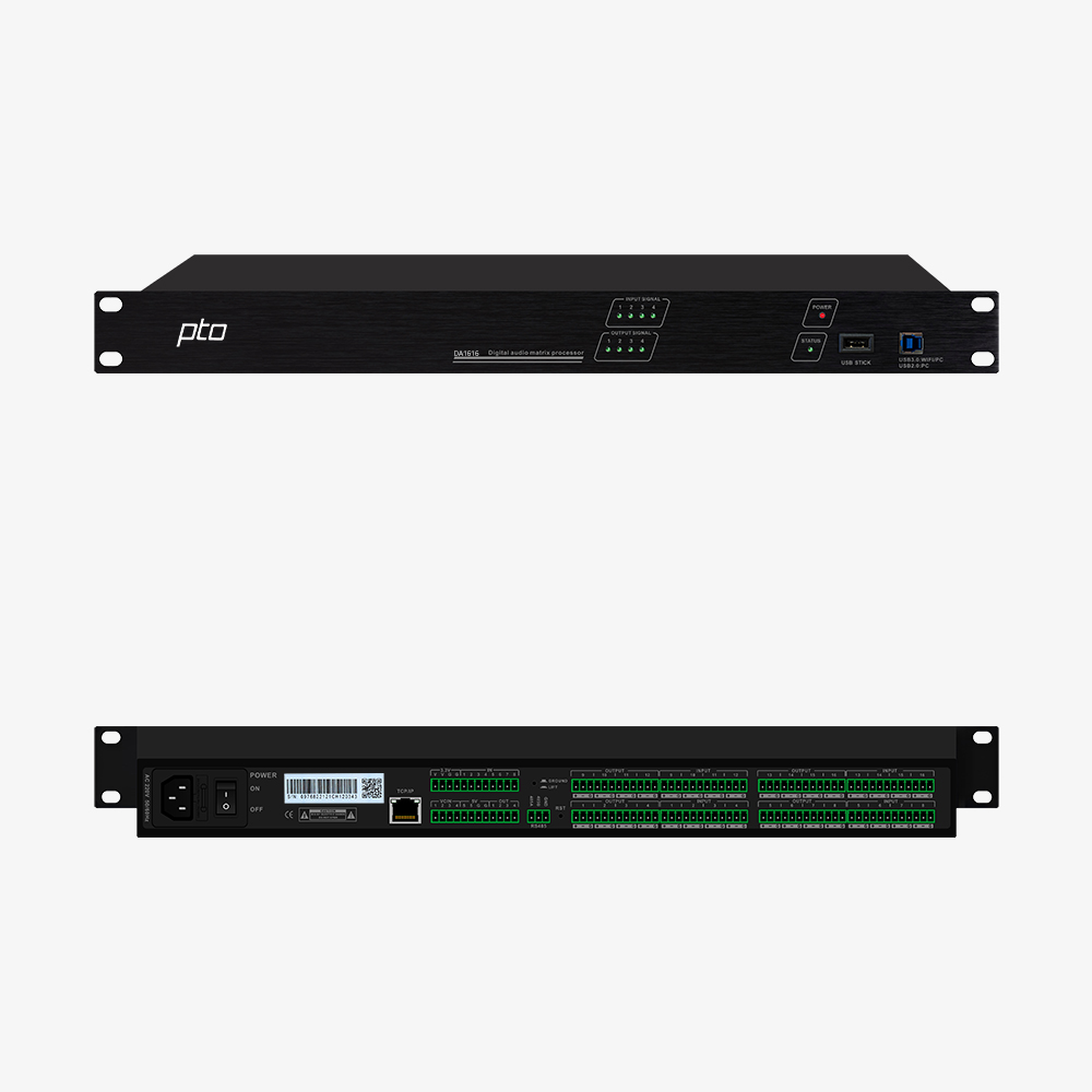 DA1616 数字音频处理矩阵(16进16出)