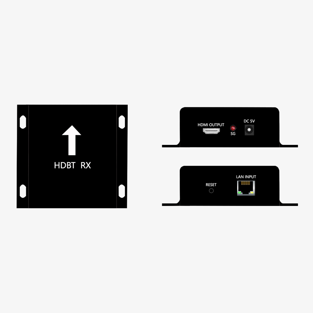 HM500RX 高清无缝HDBaseT网传接收端