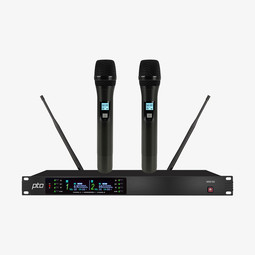 MG5102 无线手持话筒(1拖2)