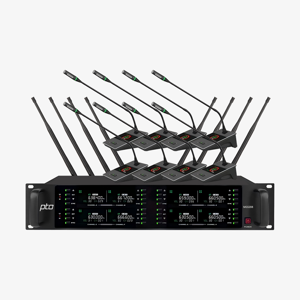 MG5208 无线会议话筒(1拖8)长杆