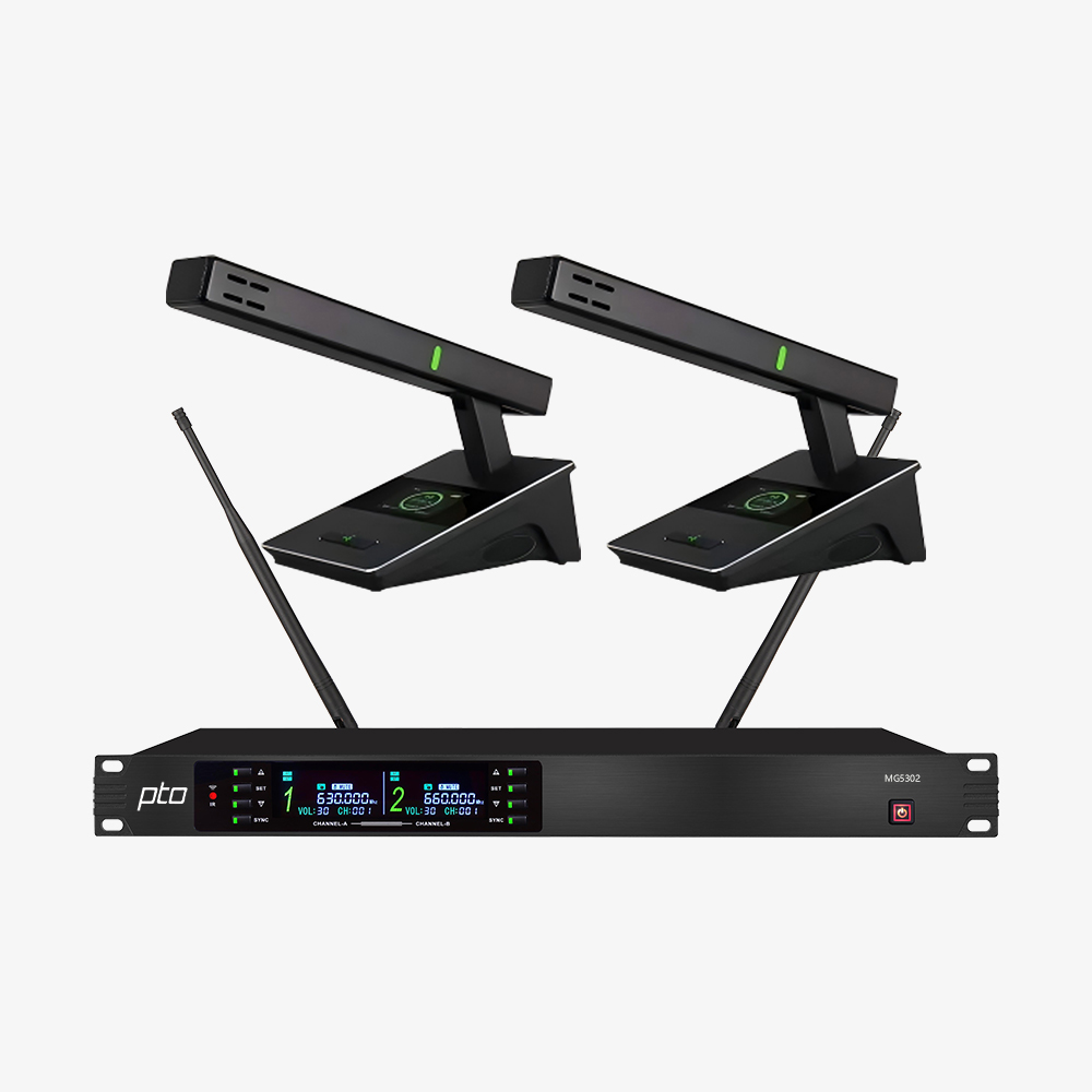 MG5302 无线会议话筒(1拖2)方杆