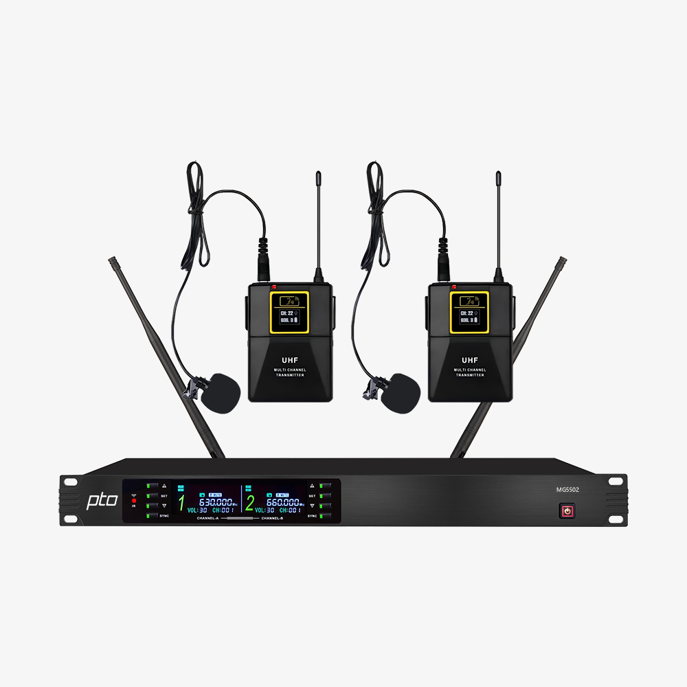MG5502 无线领夹话筒(1拖2)