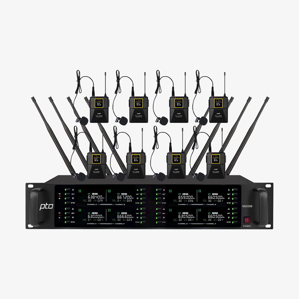 MG5508 无线领夹话筒(1拖8)