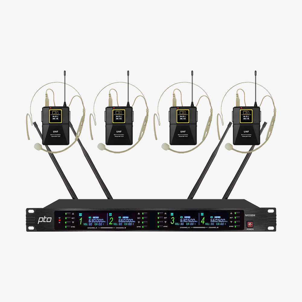 MG5604 无线头戴话筒(1拖4)