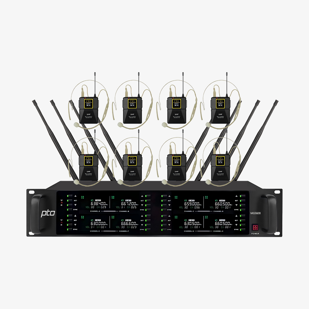 MG5608 无线头戴话筒(1拖8)