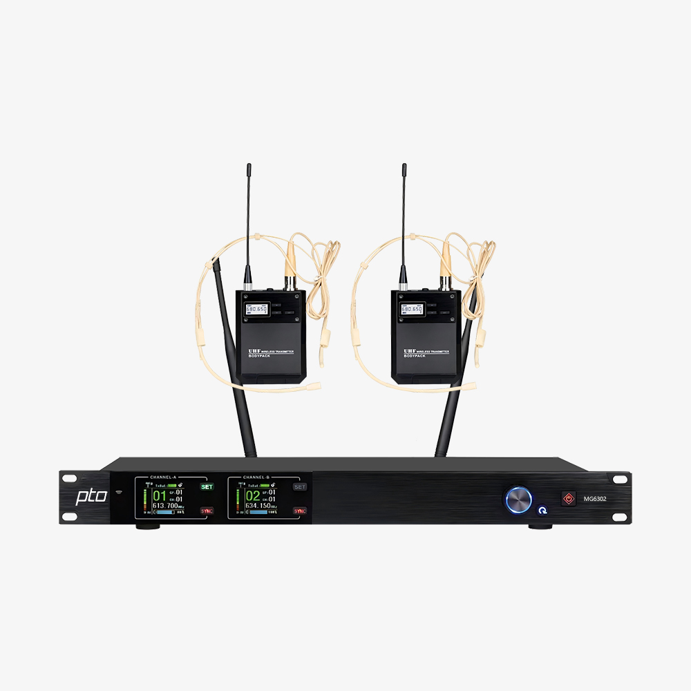 MG6302 无线头戴话筒(1拖2)