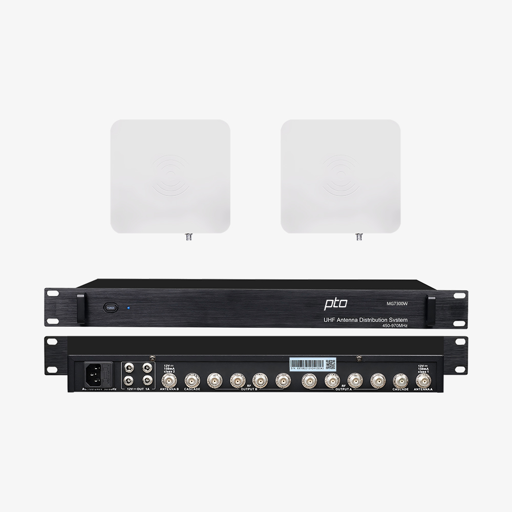 MG7300W 话筒天线放大器(8路)防⽔防晒