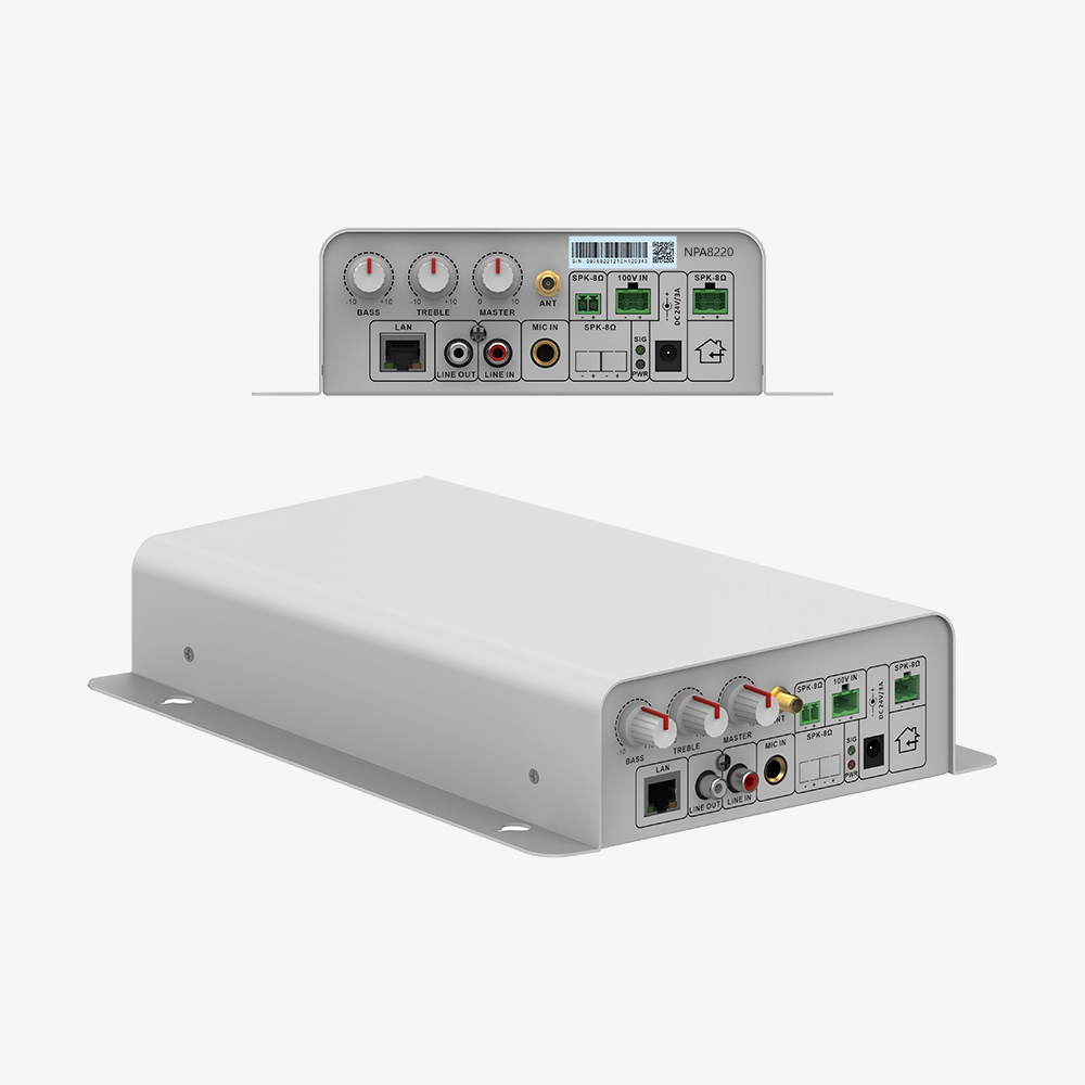 NPA8220 网络壁挂式终端(2×30W)带备份